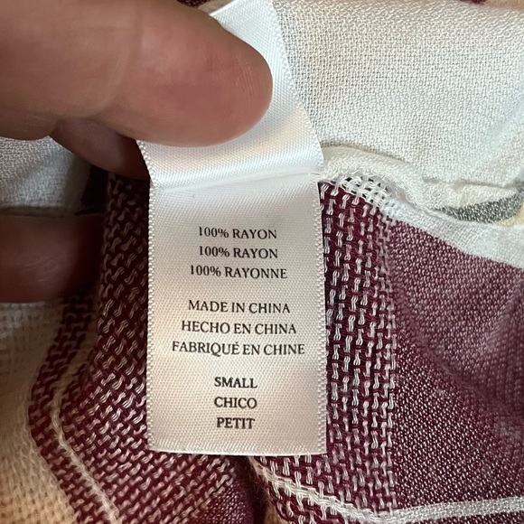 Rails Anthropologie Becca Cusco Stripe Dress SZ Small - Picture 15 of 16